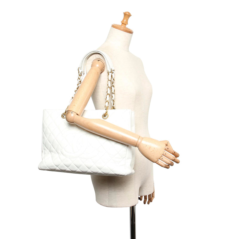 Caviar Grand Shopping Leather Tote Bag