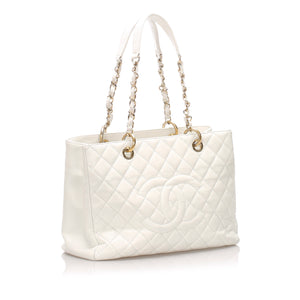 Caviar Grand Shopping Leather Tote Bag