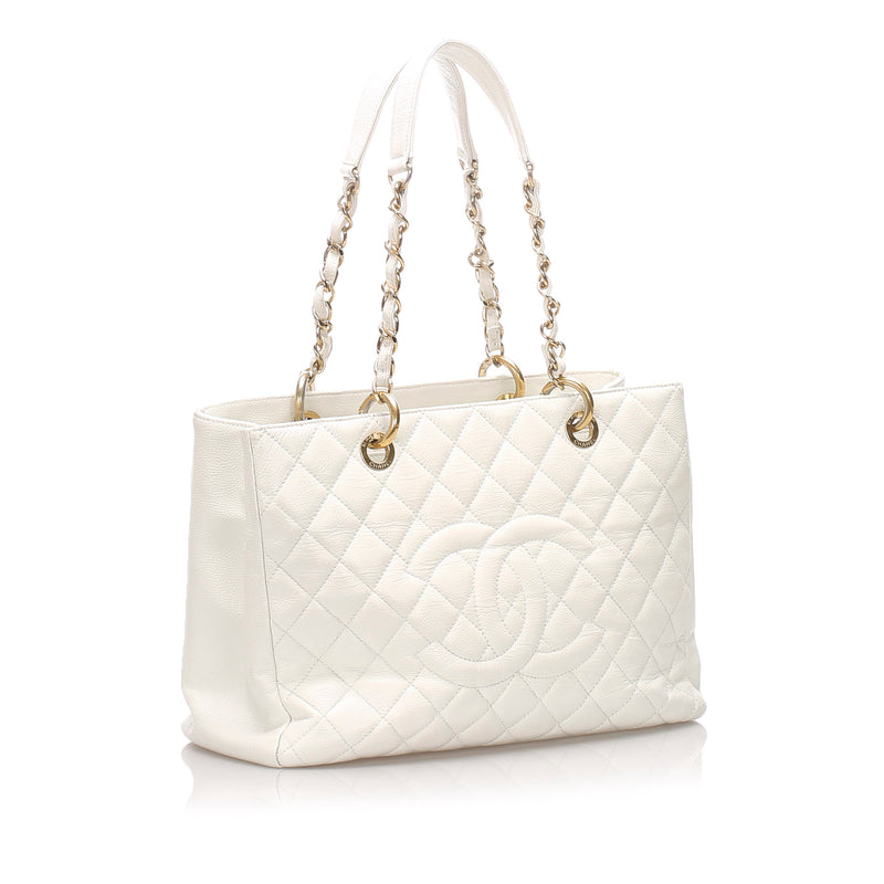 Caviar Grand Shopping Leather Tote Bag