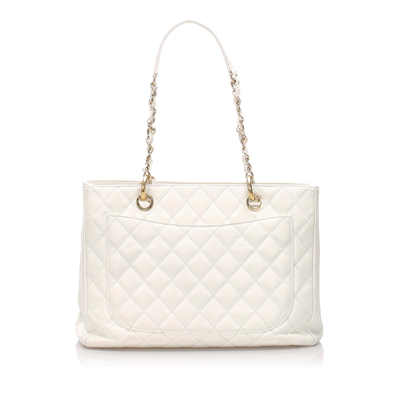 Caviar Grand Shopping Leather Tote Bag