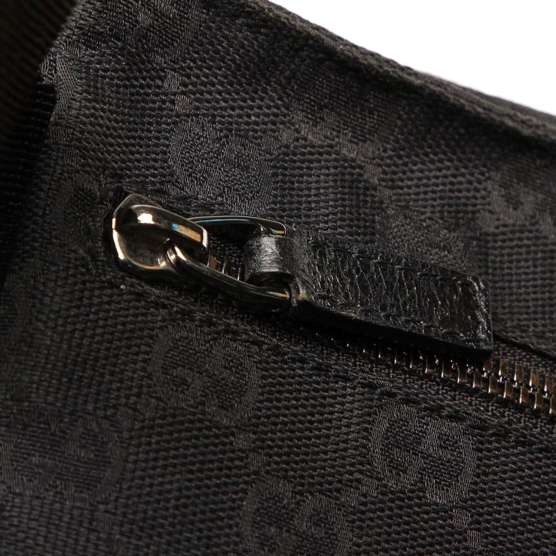 GG Canvas Belt Bag Black SHW