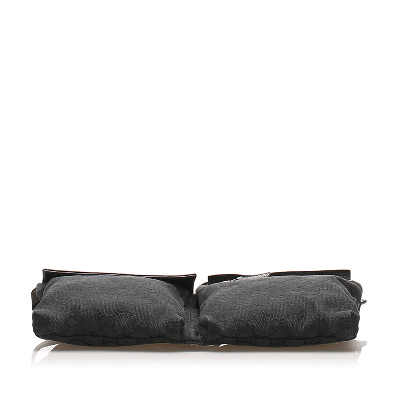 GG Canvas Belt Bag Black SHW