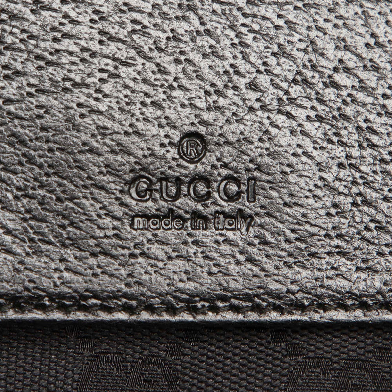 GG Canvas Belt Bag Black SHW