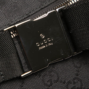 GG Canvas Belt Bag Black SHW