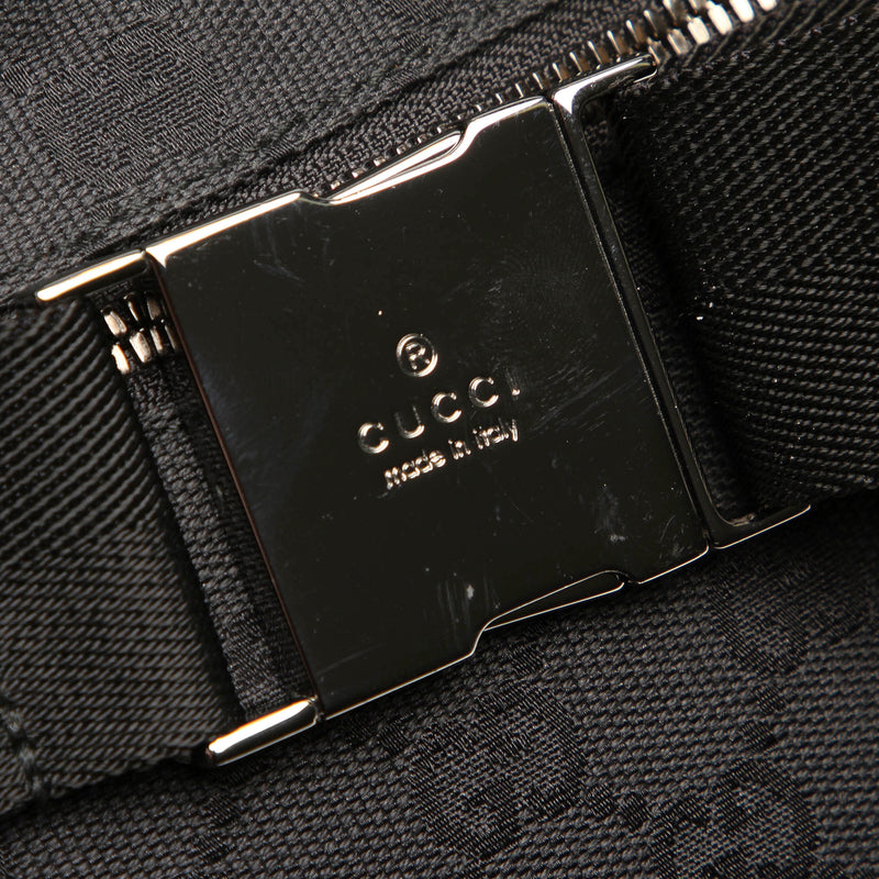 GG Canvas Belt Bag Black SHW