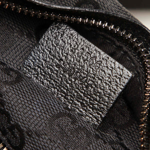 GG Canvas Belt Bag Black SHW
