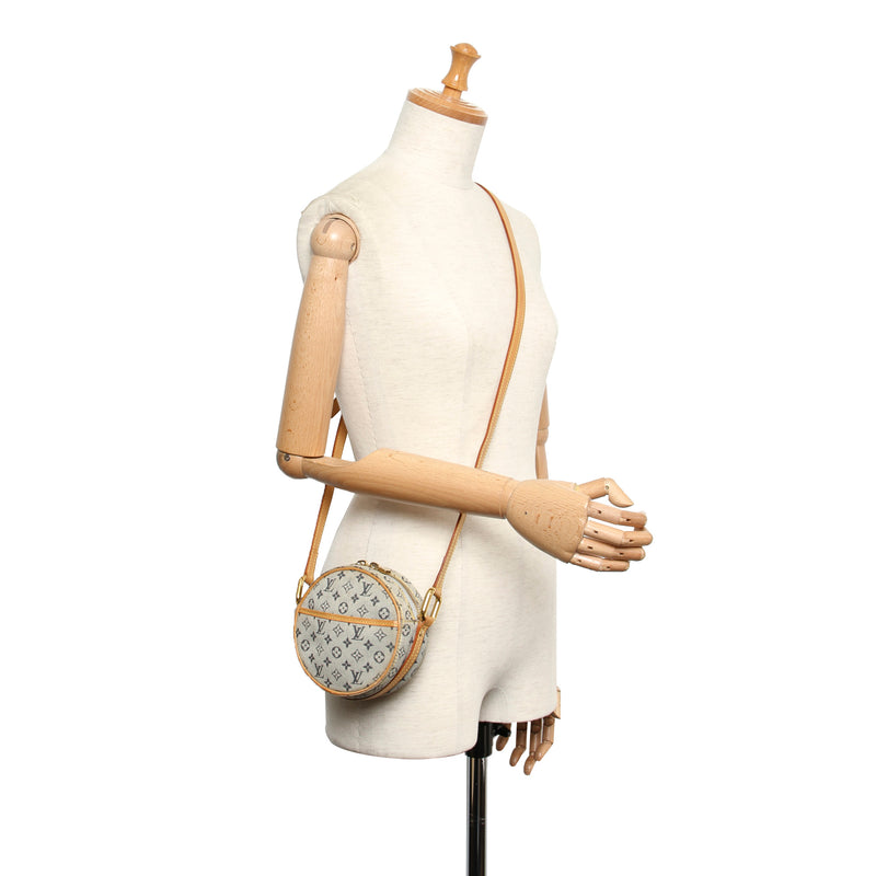 Crossbody Bag in Silver Leather Jeanne PM Delage