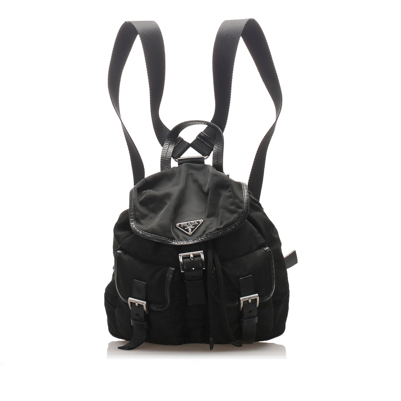 Tessuto Drawstring Backpack Black - Bag Religion