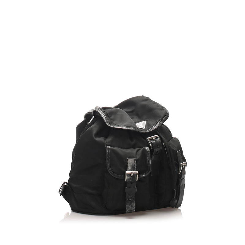 Tessuto Drawstring Backpack Black - Bag Religion