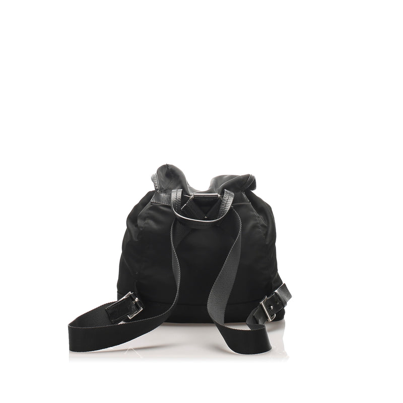 Tessuto Drawstring Backpack Black - Bag Religion