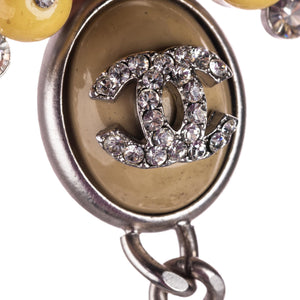 Embellished CC Chain Belt