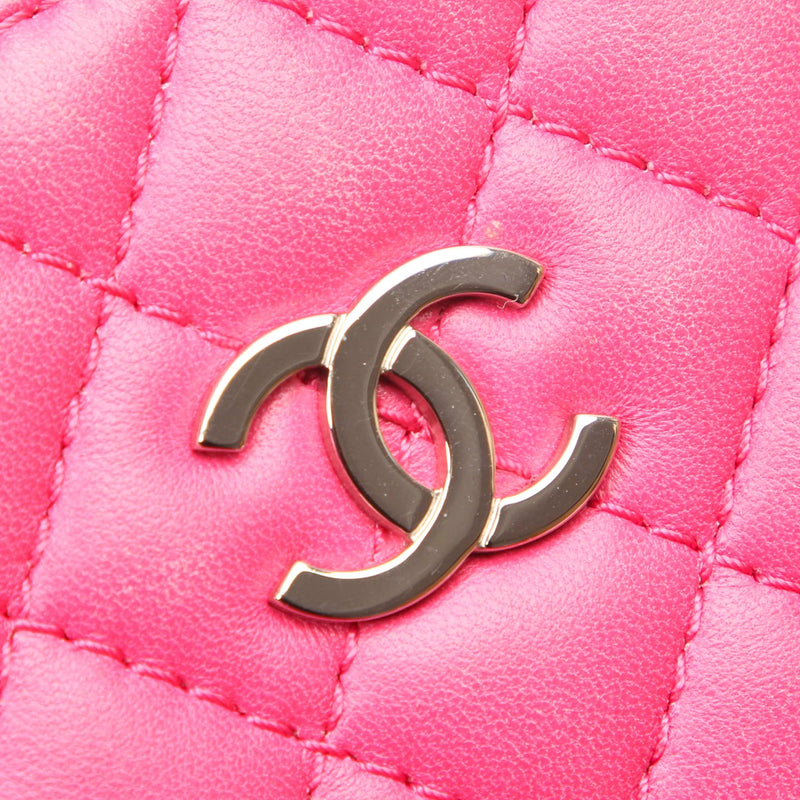 CC Lambskin Leather Crossbody Bag Pink - Bag Religion