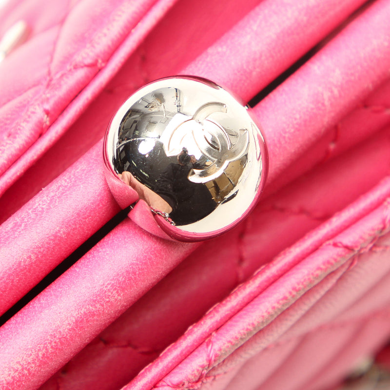 CC Lambskin Leather Crossbody Bag Pink - Bag Religion