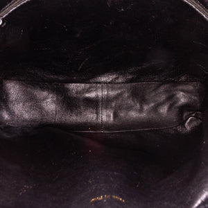 Chanel CC Classic Lambskin Leather Crossbody Bag Black