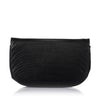 Chanel Quilted Half Moon Lambskin Leather Flap Bag Black