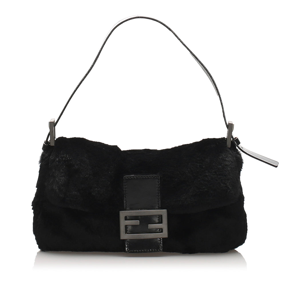 Fur Mamma Baguette Black - Bag Religion