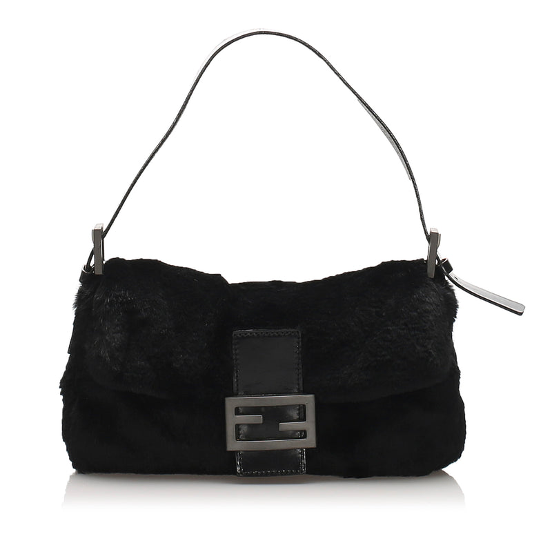 Fur Mamma Baguette Black - Bag Religion