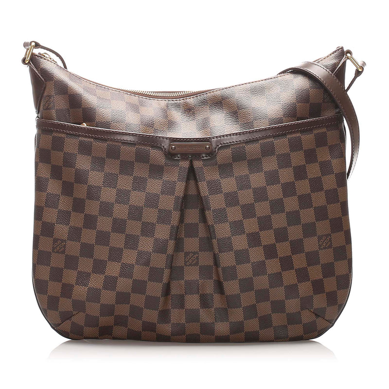 Brown Louis Vuitton Damier Ebene Bloomsbury GM Crossbody Bag