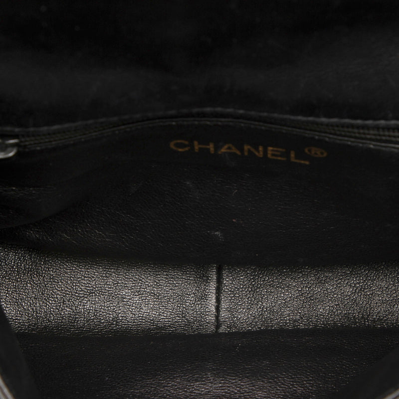 CC Lambskin Leather Crossbody Bag Black