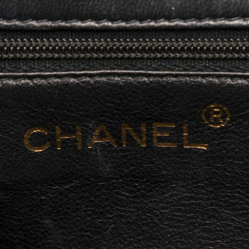 CC Lambskin Leather Crossbody Bag Black