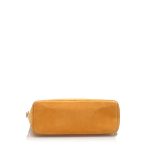 Chanel CC Suede Handbag Orange