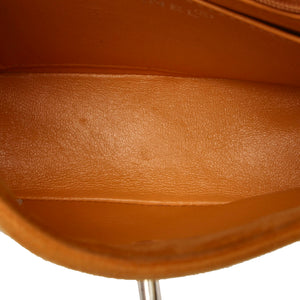 Chanel CC Suede Handbag Orange