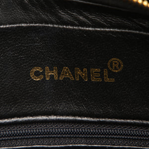 Black Classic Lambskin Leather Flap Camera Bag