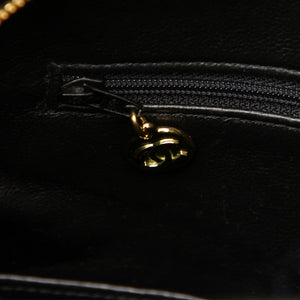Black Classic Lambskin Leather Flap Camera Bag