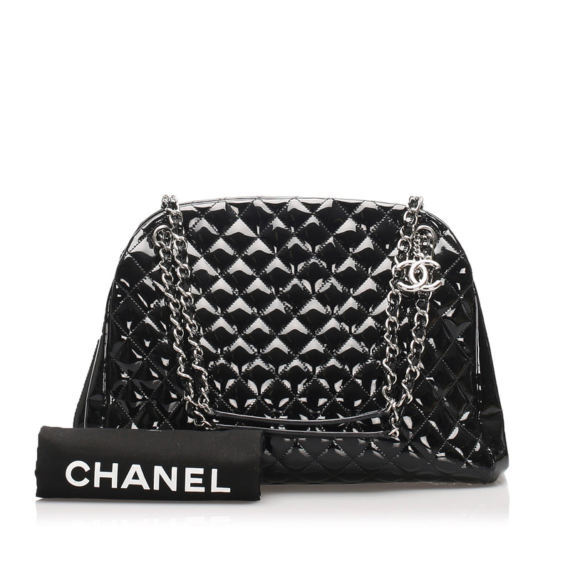 Chanel Large Just Mademoiselle Shoulder Bag Black