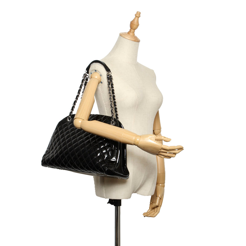 Chanel Large Just Mademoiselle Shoulder Bag Black