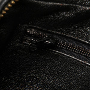 Chanel Matelasse Lambskin Chain Shoulder Bag Black