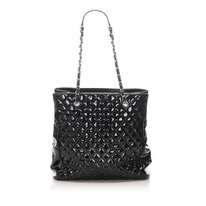 Chanel Matelasse Patent Leather Tote bag Black