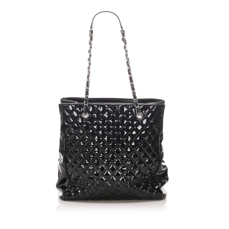 Chanel Matelasse Patent Leather Tote bag Black