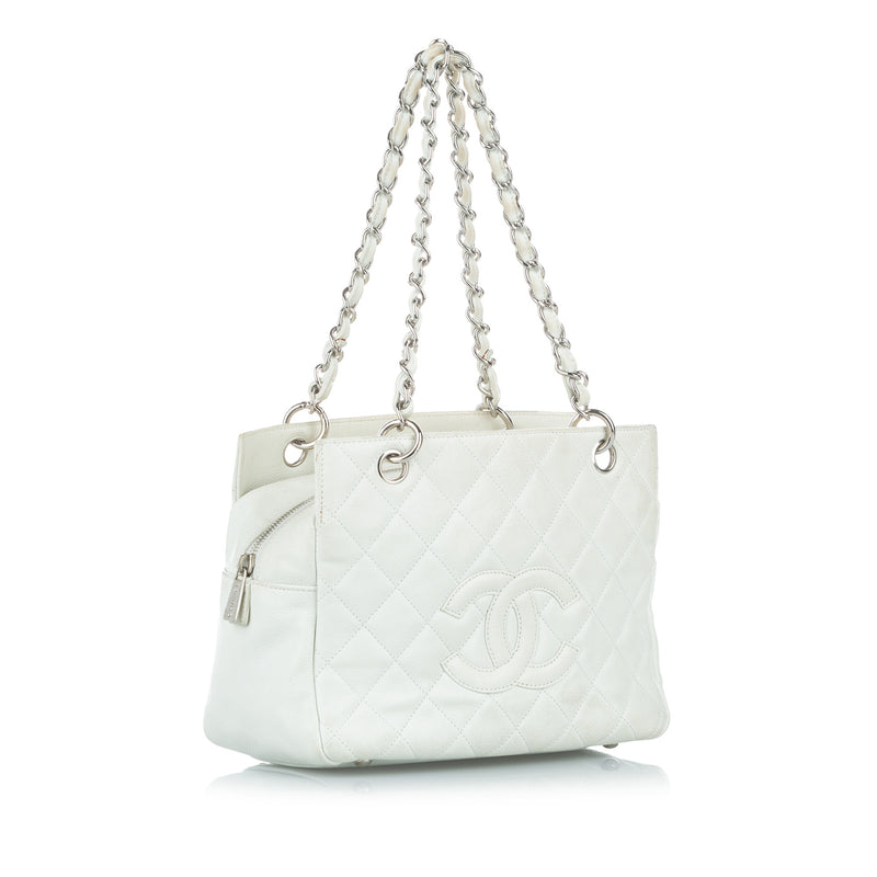 Chanel PTT / Petite Timeless Tote in Beige Clair Caviar, Luxury, Bags &  Wallets on Carousell