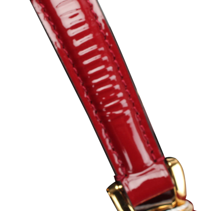 Sylvie 1969 Patent Leather Satchel Red
