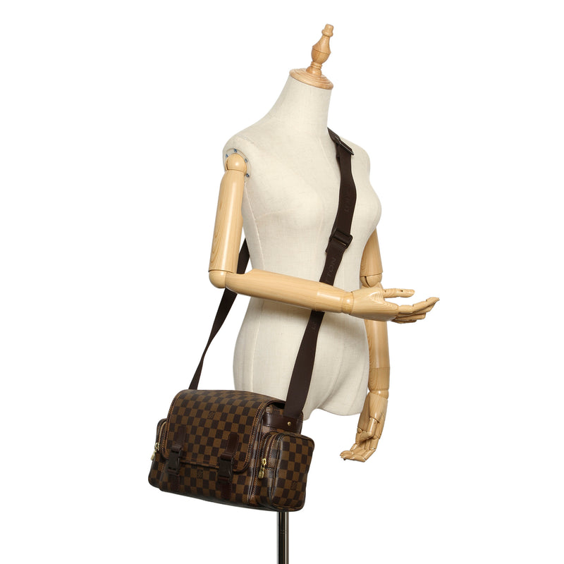 Louis Vuitton Louis Vuitton Reporter Melville Ebene Damier Canvas Bag