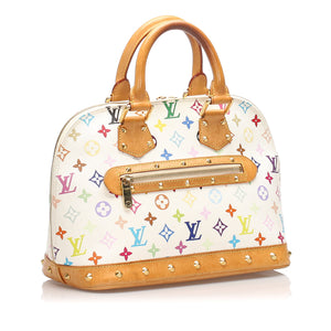Monogram Multicolor Alma PM White