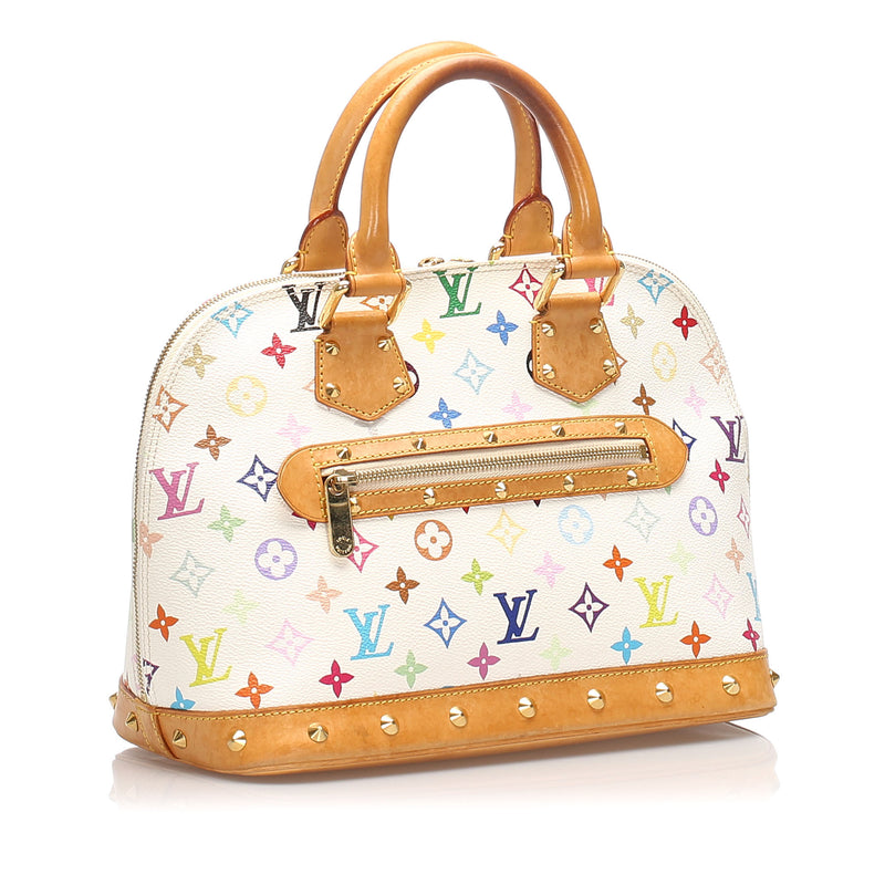 Monogram Multicolor Alma PM White