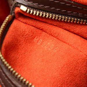 Damier Ebene Uzes Canvas Bag