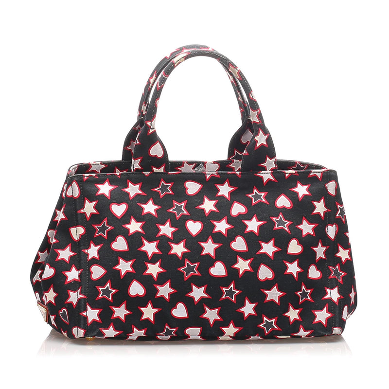 Printed Canapa Handbag Multi