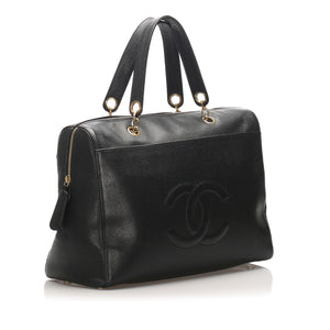 CC Caviar Leather Handbag