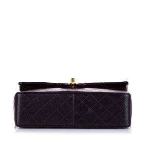 Medium Classic Lambskin Double Flap Bag Black - Bag Religion