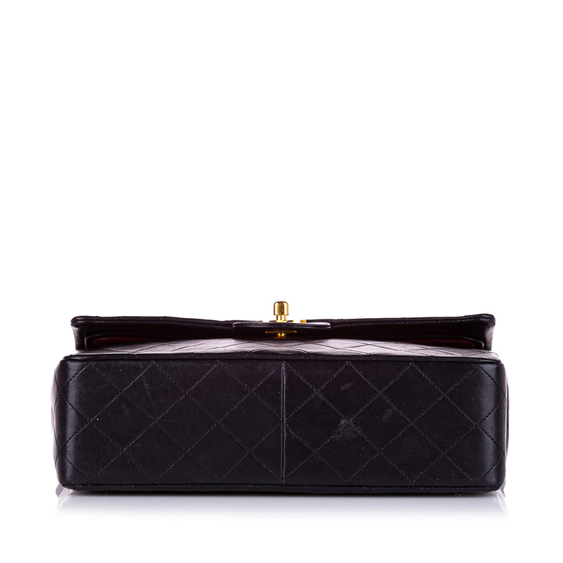 Medium Classic Lambskin Double Flap Bag Black - Bag Religion