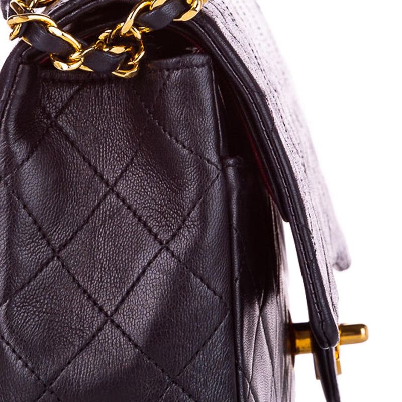 Medium Classic Lambskin Double Flap Bag Black - Bag Religion