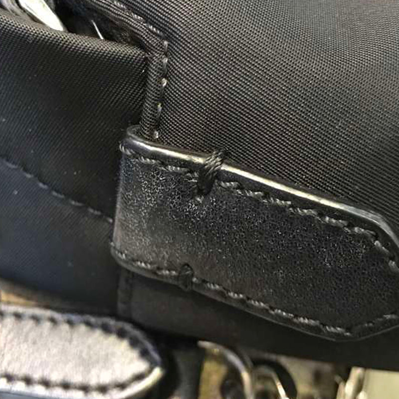 Fendi Mini Shearling Light Bulb Backpack Black