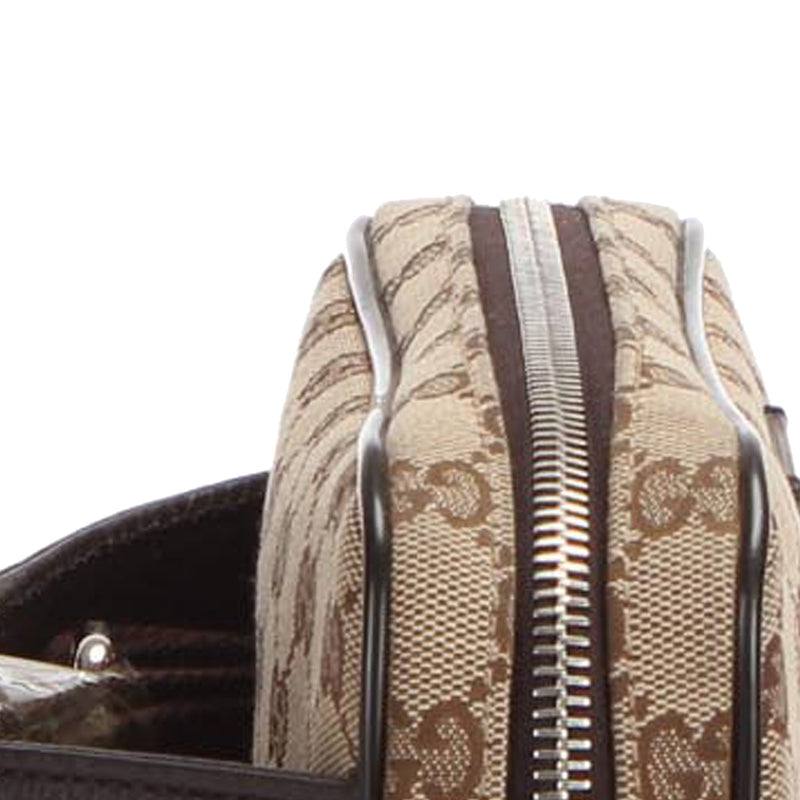 GG Canvas Belt Bag Brown SHW