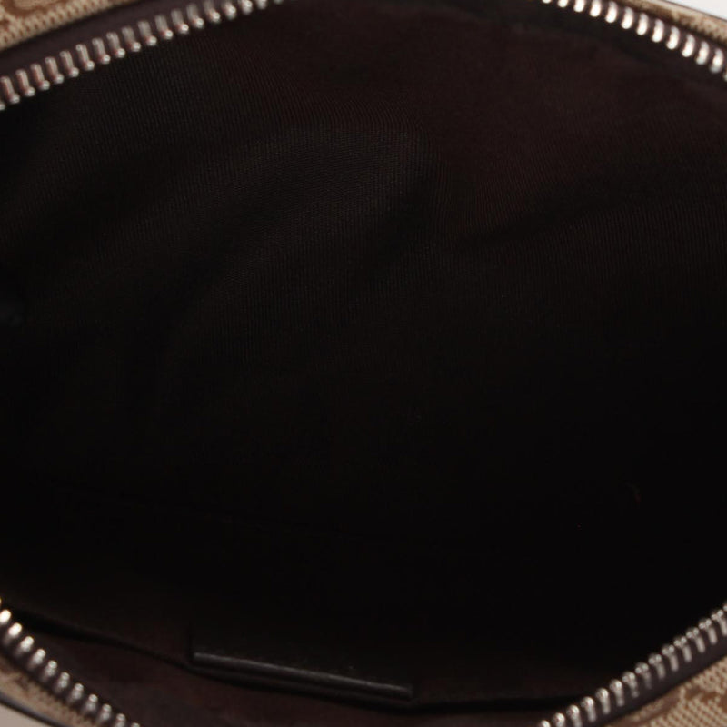 GG Canvas Belt Bag Brown SHW