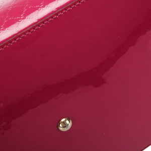 Microguccissima Nice Patent Leather Satchel Pink - Bag Religion