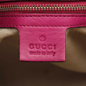 Microguccissima Nice Patent Leather Satchel Pink - Bag Religion