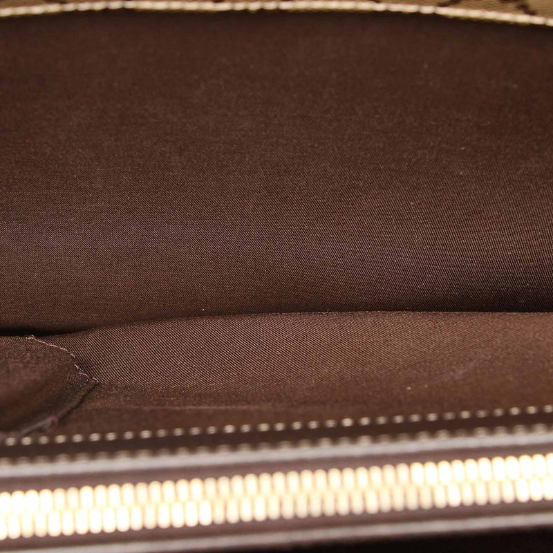 GG Crystal Business Bag Brown